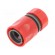 Alloy connector | ABS,PP | straight | 1/2" фото 1