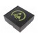 Box with foam lining | ESD | 100x100x38mm | cardboards | black image 1