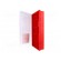 Container: compartment box | 290x185x46mm | red | polypropylene paveikslėlis 2