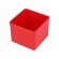Container: for boxes | 54x54x45mm | red | polystyrene image 1