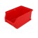 Container: workshop | red | plastic | H: 75mm | W: 102mm | D: 160mm фото 2