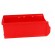 Container: workshop | red | plastic | H: 75mm | W: 102mm | D: 215mm фото 7