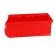 Container: workshop | red | plastic | H: 75mm | W: 102mm | D: 215mm фото 3