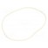 Rubber bands | Width: 1.5mm | Thick: 1.5mm | rubber | Colour: white фото 2