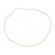 Rubber bands | Width: 1.5mm | Thick: 1.5mm | rubber | Colour: white image 2