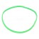 Rubber bands | Width: 3mm | Thick: 1.5mm | rubber | Colour: green фото 2