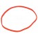 Rubber bands | Width: 3mm | Thick: 1.5mm | rubber | Colour: red | Ø: 70mm image 2