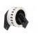 Foil tape | 29mm | 15.24m | white | Character colour: black | glued image 6