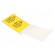 Safety sign | self-adhesive folie | W: 53mm | H: 77mm | yellow image 2
