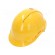 Protective helmet | vented | Size: 54-62mm | yellow | EN 397 | Mat: ABS image 1