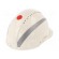 Protective helmet | vented,with reflector | Size: 53÷62mm | white paveikslėlis 3