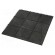 Gym mat | Width: 0.9m | L: 0.9m | rubber,nitryl | black | Thk: 18mm фото 1