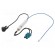 Antenna separator | Fakra double socket,ISO plug angled | Audi image 1