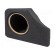 Car loudspeaker enclosure | MDF | black melange | textil | 200mm image 1