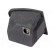 Car loudspeaker enclosure | MDF | black melange | textil | 250mm фото 3