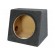 Car loudspeaker enclosure | MDF | black melange | textil | 300mm image 1