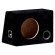 Car loudspeaker enclosure | MDF | black | textil | 250mm | Øhole: 232mm image 1