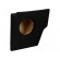Car loudspeaker enclosure | MDF | black | textil | 200mm | VW | 8l image 1