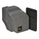 Car loudspeaker enclosure | MDF | gray melange | textil | 250mm | Audi image 2