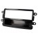 Radio mounting frame | Dacia | 1 DIN | black gloss image 1