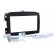 Radio frame | Fiat | 2 DIN | black image 9