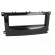 Radio mounting frame | Ford | 1 DIN | metallic black image 9