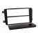 Radio mounting frame | Mercedes | 2 ISO | black | Kit: cover фото 9