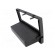 Radio mounting frame | Opel | 1 DIN | charcoal/rubber-touch image 7