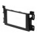 Radio mounting frame | Suzuki | 2 DIN | black image 1