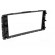 Radio mounting frame | Toyota | 2 DIN | black image 5