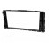 Radio mounting frame | Toyota | 2 DIN | black image 6