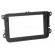 Radio mounting frame | VW | 2 DIN | black gloss фото 5