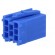 Connector housing | plug | Mini ISO | PIN: 8 | blue | Works with: 331444 фото 6