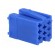 Connector housing | plug | Mini ISO | PIN: 8 | blue | Works with: 331444 фото 8