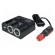 Automotive power supply | USB A socket,car lighter socket x2 image 1