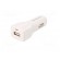 Automotive power supply | USB A socket | Sup.volt: 12÷24VDC | white paveikslėlis 2