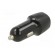 USB power supply | USB A socket x2 | Sup.volt: 12÷24VDC | black фото 2