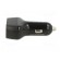USB power supply | USB A socket x2 | Sup.volt: 12÷24VDC | black фото 3