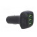USB power supply | USB A socket x3 | Sup.volt: 12÷24VDC | black paveikslėlis 8