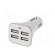 USB power supply | USB A socket x4 | Sup.volt: 12÷24VDC | white image 2