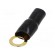 Terminal: ring | M6 | 20mm2 | gold-plated | insulated | black image 2