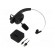Wireless headphones with microphone | black | USB C | 20÷20000Hz image 1