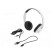 Wireless headphones with microphone | white | 20÷22000Hz | 10m | 32Ω фото 1