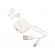 Wireless headphones with microphone | white | USB C | 20Hz÷20kHz image 1