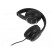 Headphones with microphone | black | Jack 3,5mm | 1.2m | 20÷20000Hz фото 2