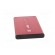 Hard discs housing: 2,5" | PnP | SATA III,USB 3.0 | 127x75x12mm | red image 5