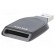 Card reader: memory | USB A | USB 3.0 | SD,SDHC,SDXC | black image 1