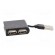 Hub USB | USB 2.0 | PnP and hot-plug | black | Number of ports: 4 paveikslėlis 9