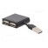 Hub USB | USB 2.0 | PnP and hot-plug | black | Number of ports: 4 paveikslėlis 2