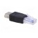 Transition: adapter | USB 2.0 | black | RJ45 plug,USB A socket image 8